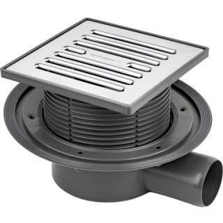 Трап с мульти-сифоном BETTOSERB 14702509 Superior Quadro 15х15 горизонтальный выпуск